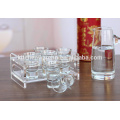 Haonai M-30729 Hot Sales decorative short glass